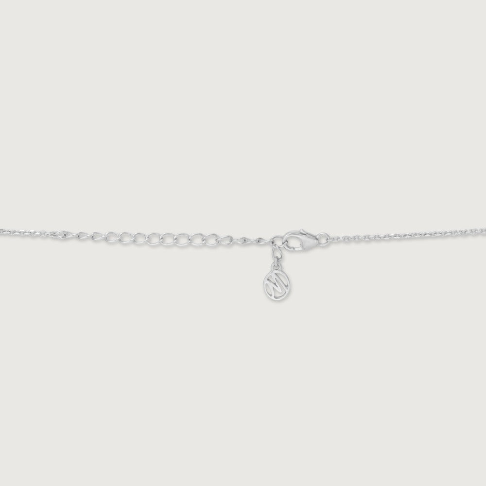Cute Pink Cupcake Crystal Pendant Necklace for Women | Premium Silver Finish